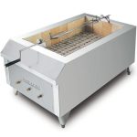 Gas Meat Griller with Char Rock
