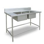 Double Bowl Sink Table
