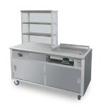 Burger Stall with Hot Plate & Burner