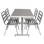 Rectangular Table & Chair